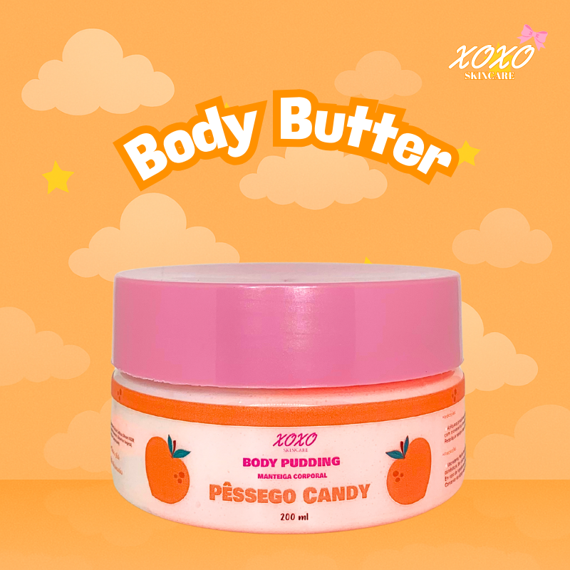 PÊSSEGO CANDY | Body Pudding (Manteiga Corporal)