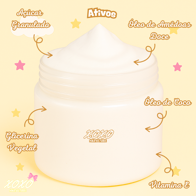 CUPCAKE DE BAUNILHA | Body Ice Cream (Esfoliante Corporal de Açúcar)