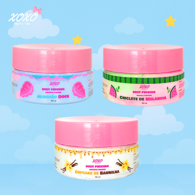 KIT TRIO BODY PUDDINGS | Manteiga Corporal
