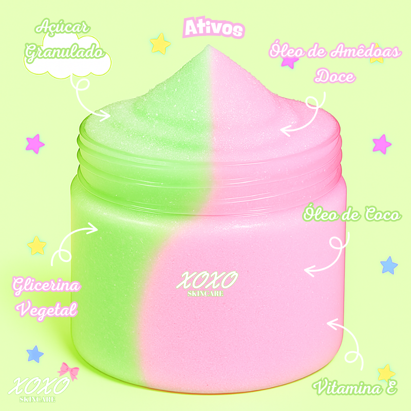 CHICLETE DE MELANCIA | Body Ice Cream (Esfoliante Corporal de Açúcar)