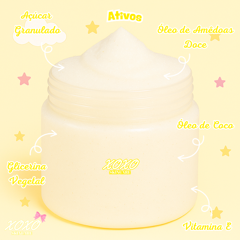 CUPCAKE DE BAUNILHA | Body Ice Cream (Esfoliante Corporal de Açúcar)
