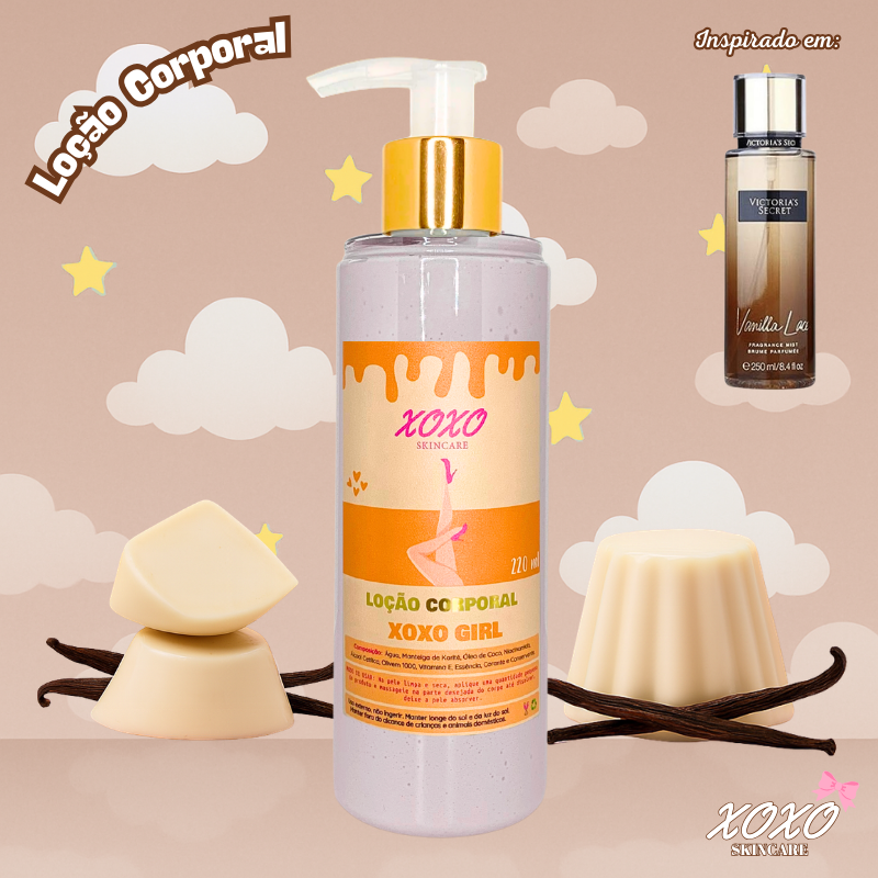 XOXO Girl - Vanilla Lace | Loção Corporal – XOXO Skincare