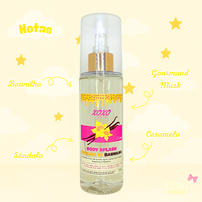 CUPCAKE DE BAUNILHA | Body Splash