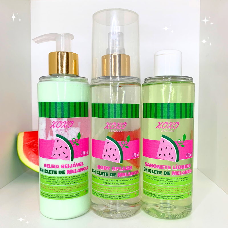 KIT TRIO GELEIA + SPLASH + SABONETE