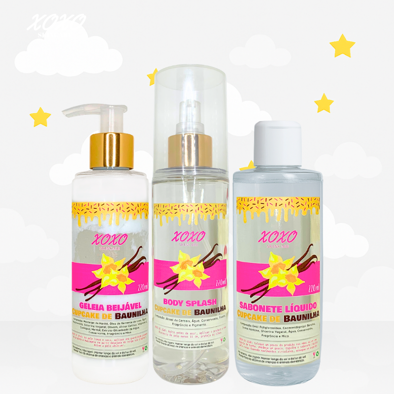 KIT TRIO GELEIA + SPLASH + SABONETE