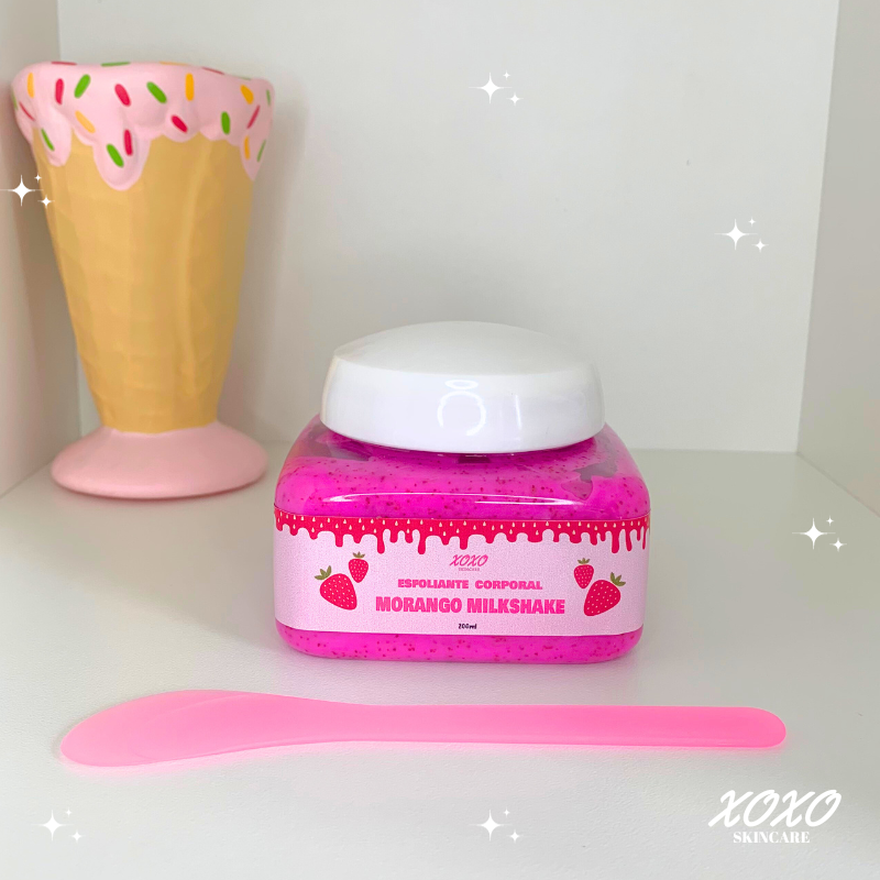ESFOLIANTE DE SEMENTES MORANGO MILKSHAKE | Body Scrub