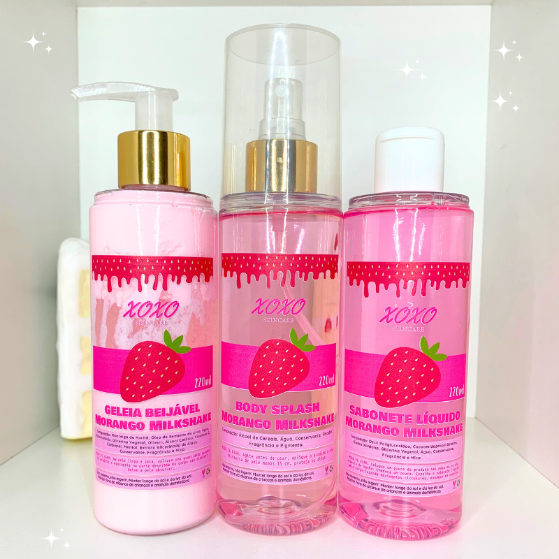 KIT TRIO GELEIA + SPLASH + SABONETE