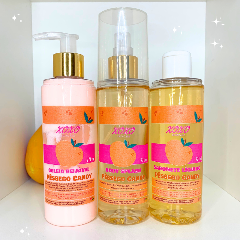 KIT TRIO GELEIA + SPLASH + SABONETE