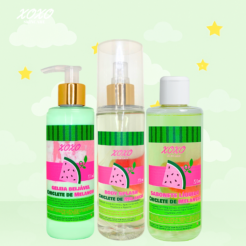 KIT TRIO GELEIA + SPLASH + SABONETE
