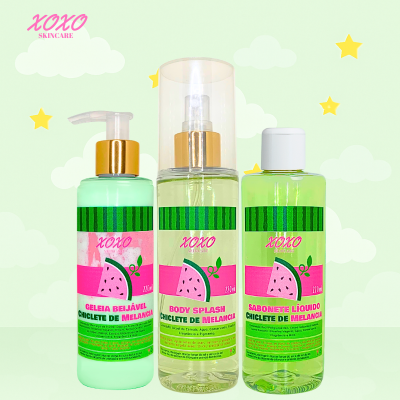 KIT TRIO GELEIA + SPLASH + SABONETE
