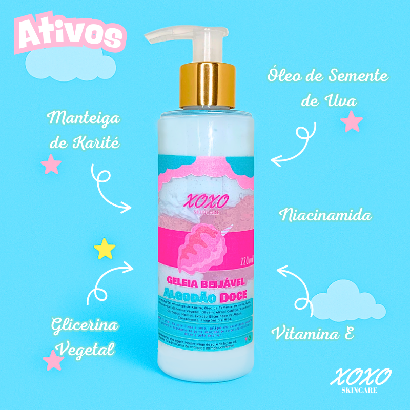ALGODÃO DOCE | Geléia Beijável (Gel Hidratante)