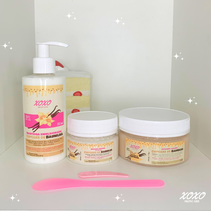 KIT DELUXE MANTEIGA TRADICIONAL 100 ML, EMULSIONADA E ESFOLIANTE SLIME | Body Butter & Body Scrub