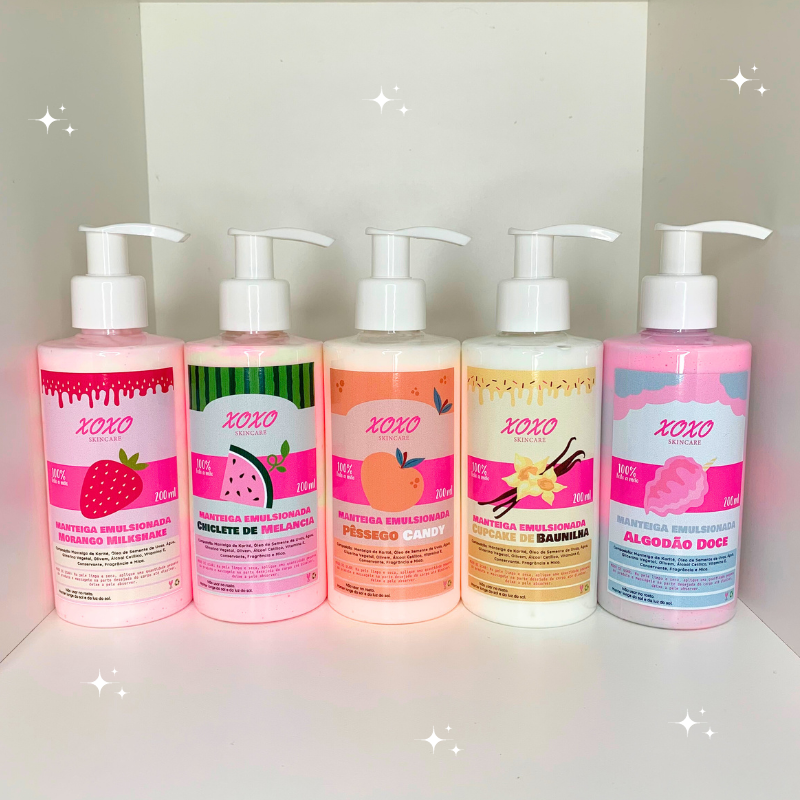 KIT TRIO EMULSIONADAS 200 ml | Body Butter Emulsionada (LER A DESCRIÇÃO)