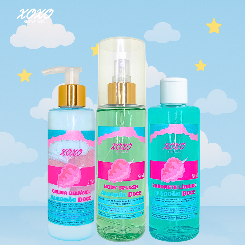 KIT TRIO GELEIA + SPLASH + SABONETE