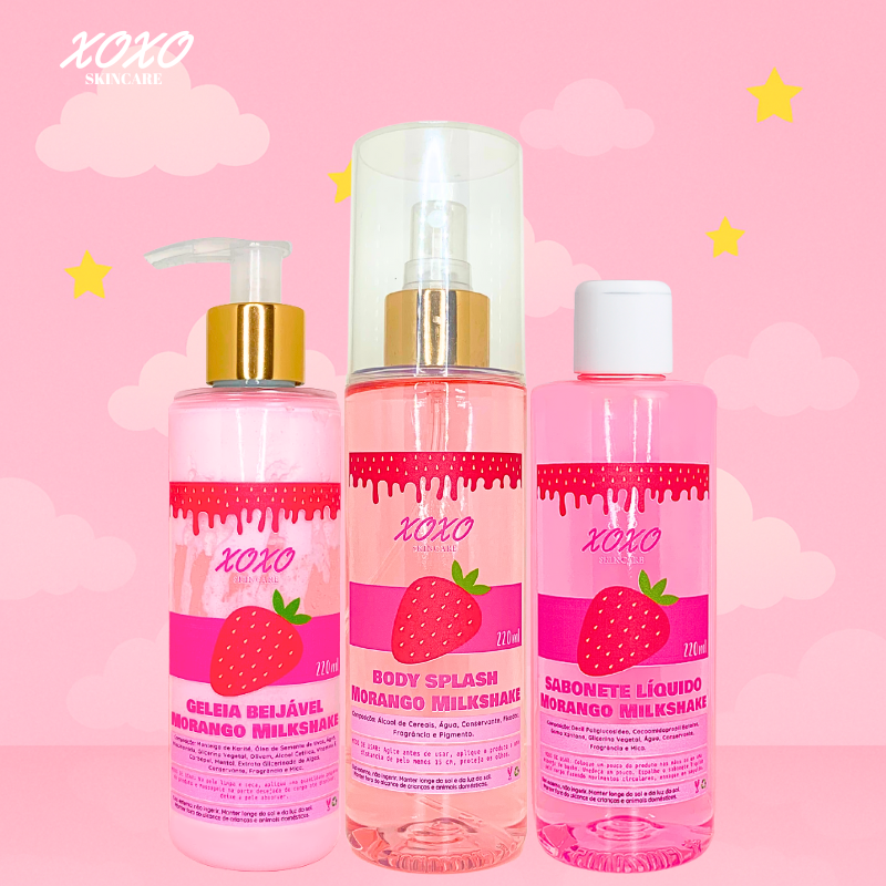 KIT TRIO GELEIA + SPLASH + SABONETE