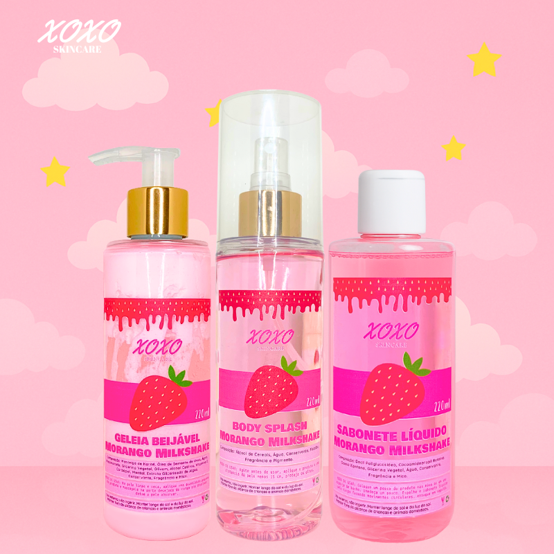 KIT TRIO GELEIA + SPLASH + SABONETE