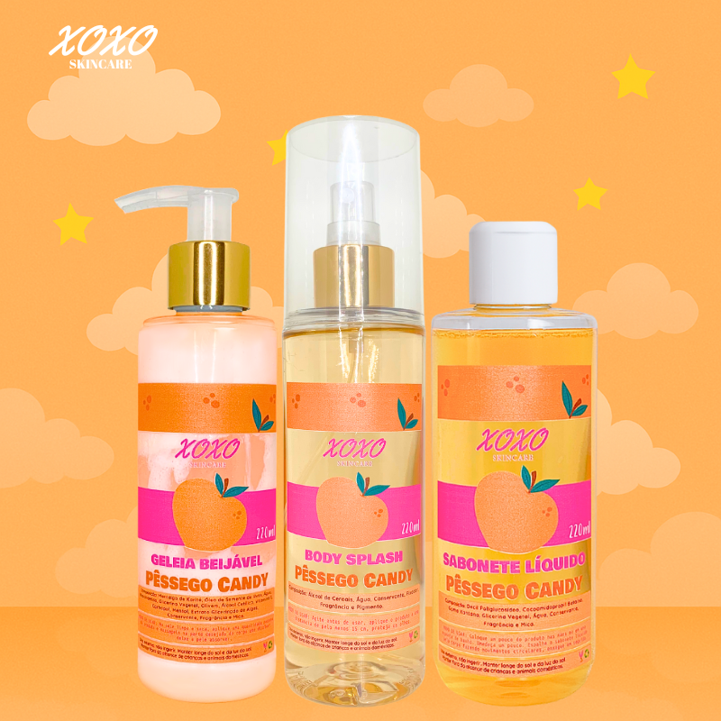 KIT TRIO GELEIA + SPLASH + SABONETE