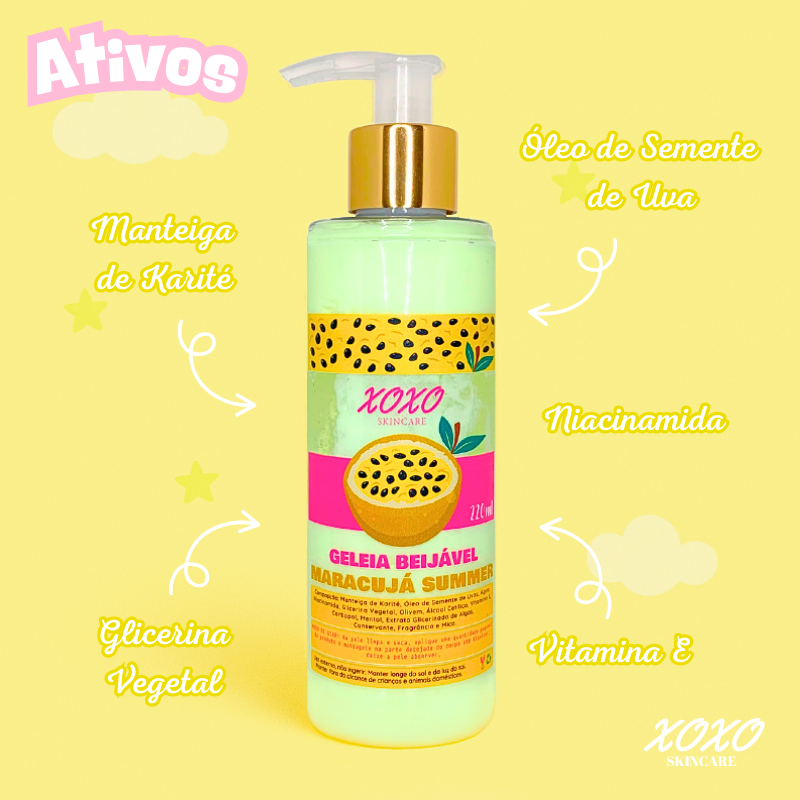 MARACUJÁ SUMMER | Geléia Beijável (Gel Hidratante)