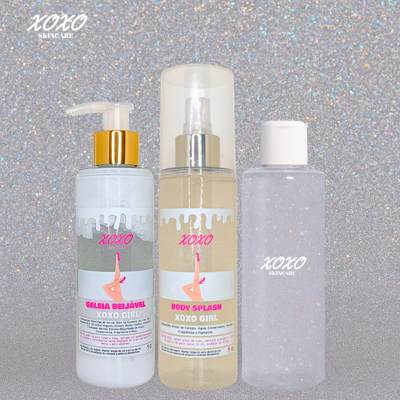 XOXO Girl - Vanilla Lace | KIT TRIO GELEIA + SPLASH + SABONETE