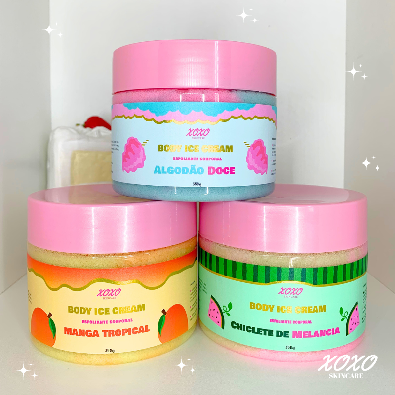 KIT TRIO BODY ICE CREAMS | Esfoliante Corporal