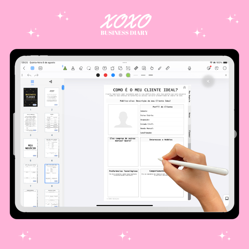 ✨ Tirando meus Sonhos do Papel | Business Planner (Cor Preto) ✨