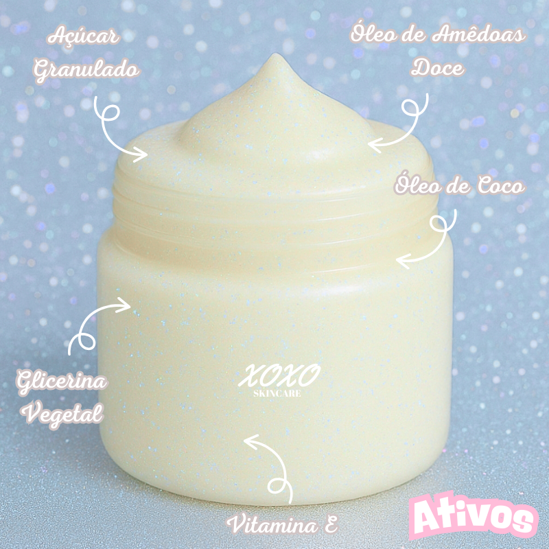 XOXO Girl - Vanilla Lace | Body Ice Cream (Esfoliante Corporal de Açúcar)