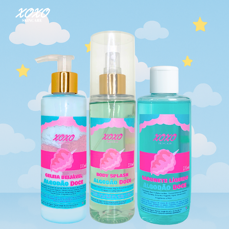 KIT TRIO GELEIA + SPLASH + SABONETE