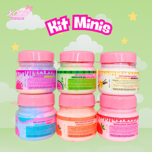 KIT MINI BODY PUDDINGS | Manteiga Corporal