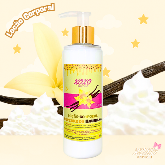 CUPCAKE DE BAUNILHA | Loção Corporal