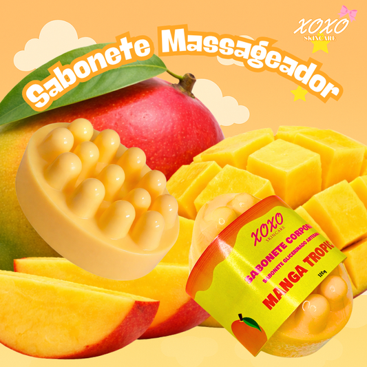 Sabonete Massageador Manga Tropical