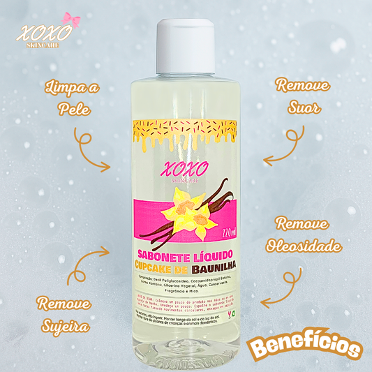 CUPCAKE DE BAUNILHA | Sabonete Líquido