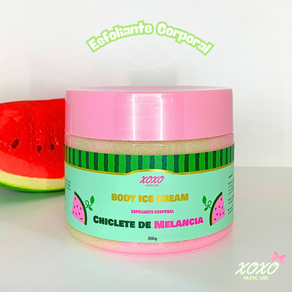 CHICLETE DE MELANCIA | Body Ice Cream (Esfoliante Corporal de Açúcar)
