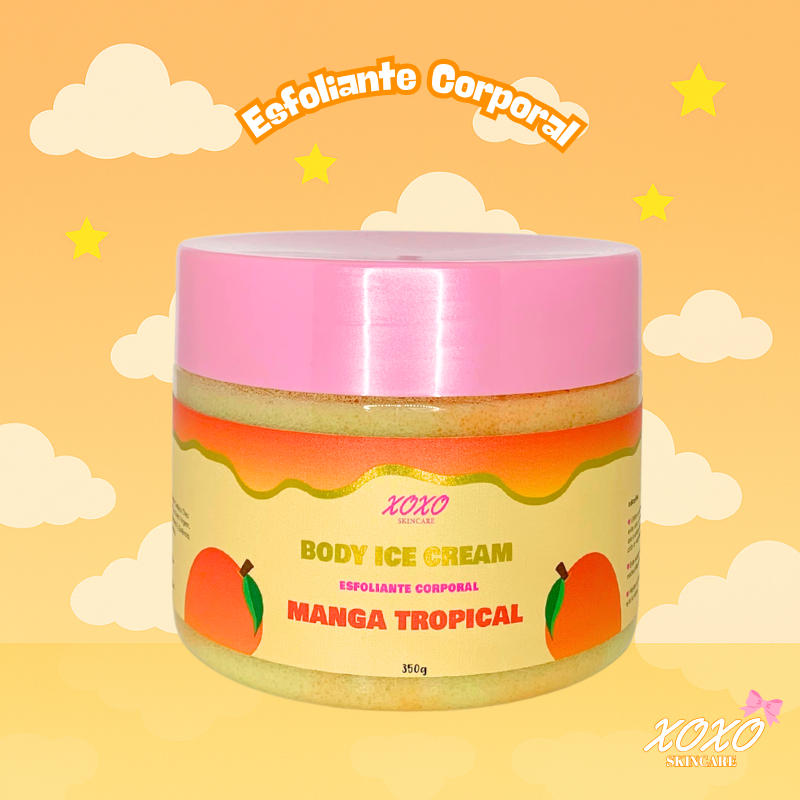MANGA TROPICAL | Body Ice Cream (Esfoliante Corporal de Açúcar)