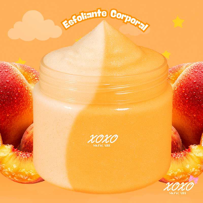 PÊSSEGO CANDY | Body Ice Cream (Esfoliante Corporal de Açúcar)