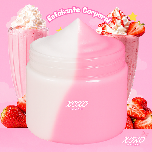 MORANGO MILKSHAKE | Body Ice Cream (Esfoliante Corporal de Açúcar)