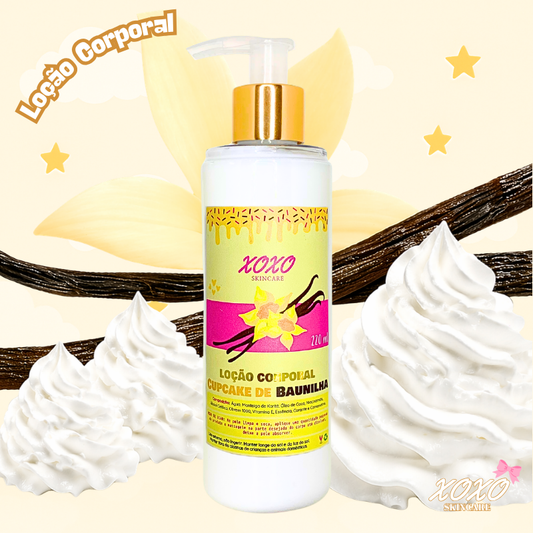 CUPCAKE DE BAUNILHA | Loção Corporal