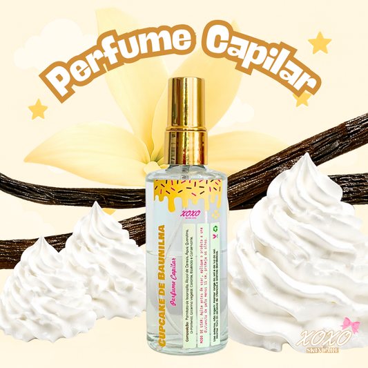 CUPCAKE DE BAUNILHA | Perfume Capilar Bifásico