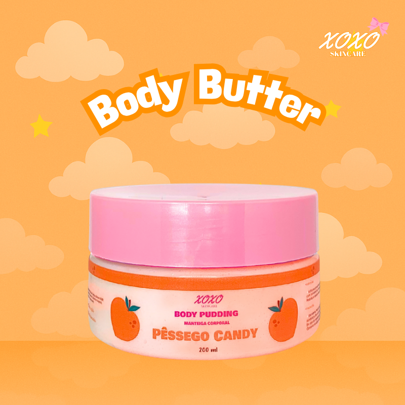PÊSSEGO CANDY | Body Pudding (Manteiga Corporal)