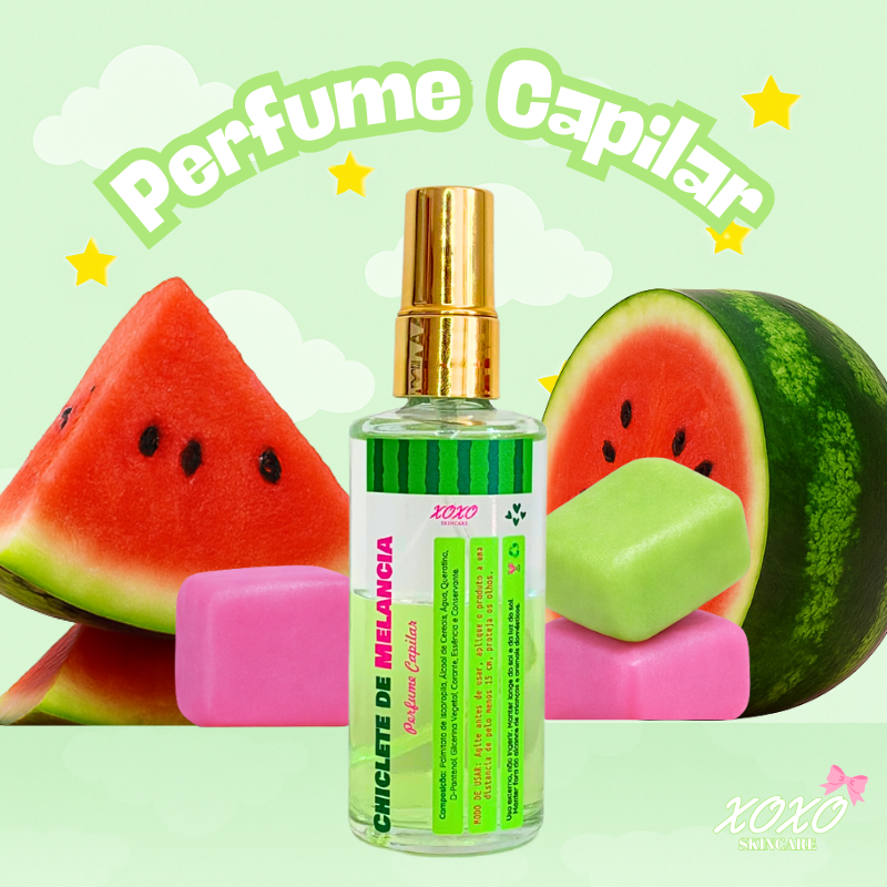 CHICLETE DE MELANCIA | Perfume Capilar Bifásico