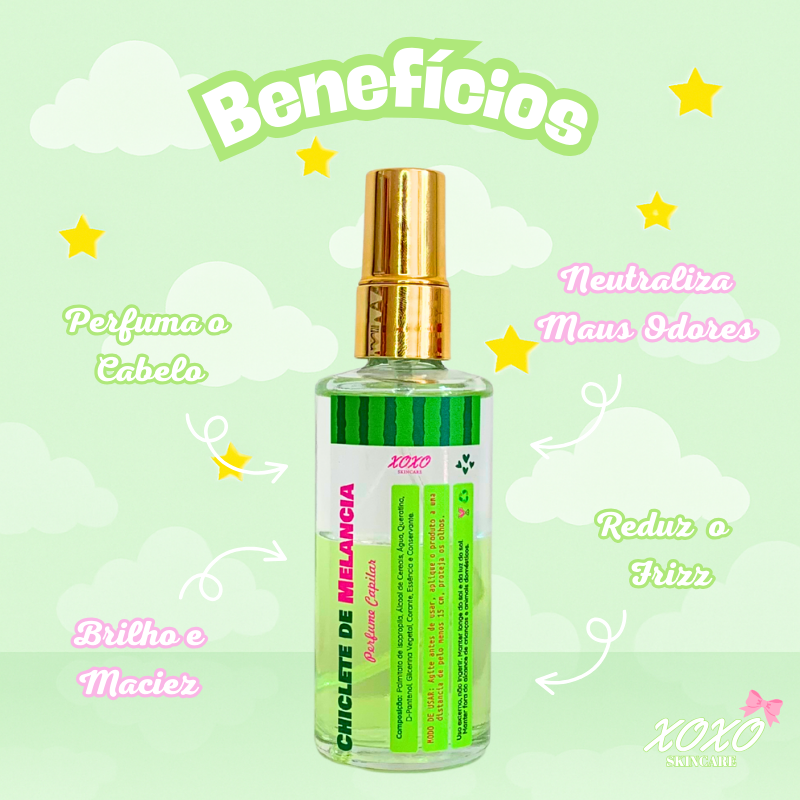 CHICLETE DE MELANCIA | Perfume Capilar Bifásico