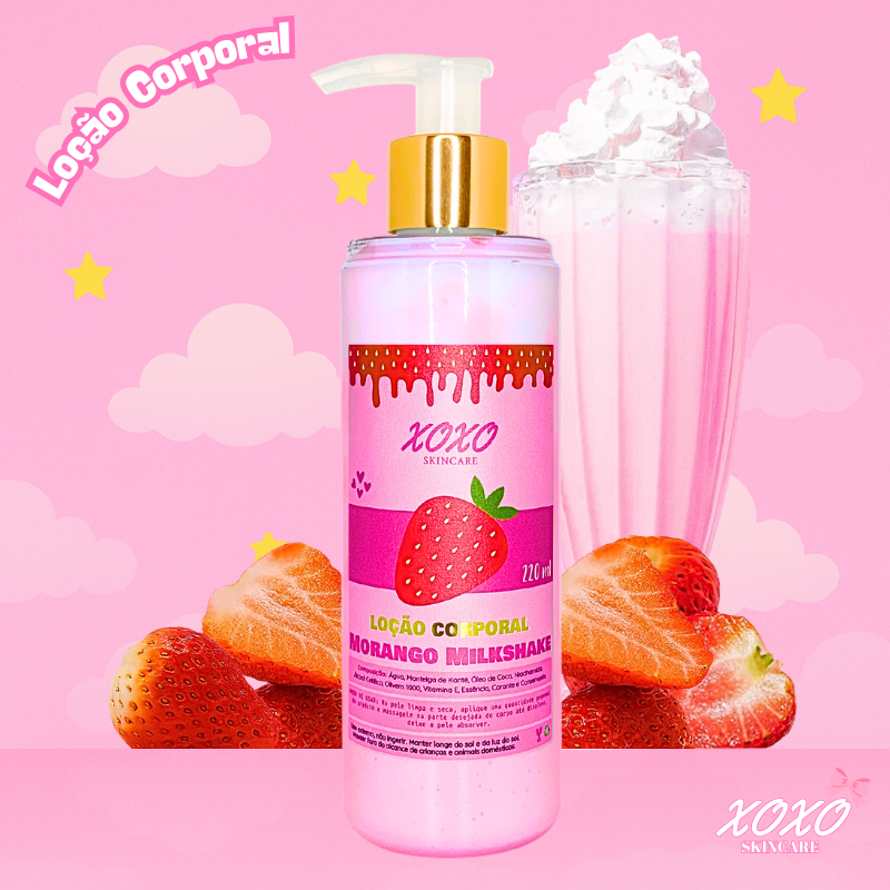 MORANGO MILKSHAKE | Loção Corporal