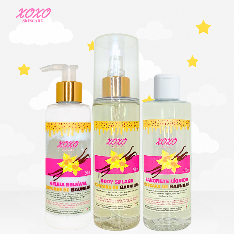 KIT TRIO GELEIA + SPLASH + SABONETE