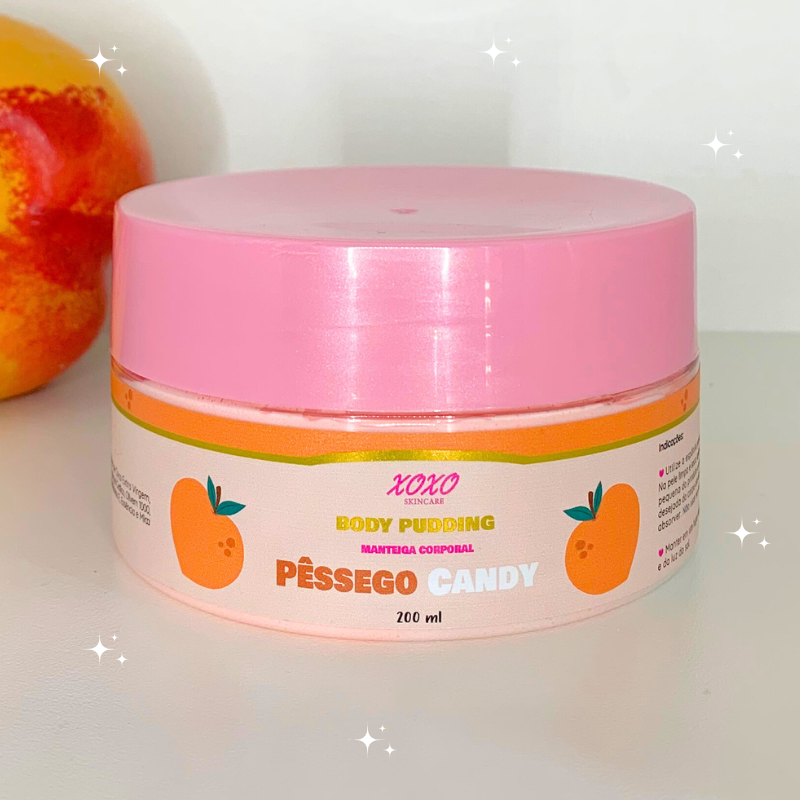 PÊSSEGO CANDY | Body Pudding (Manteiga Corporal)