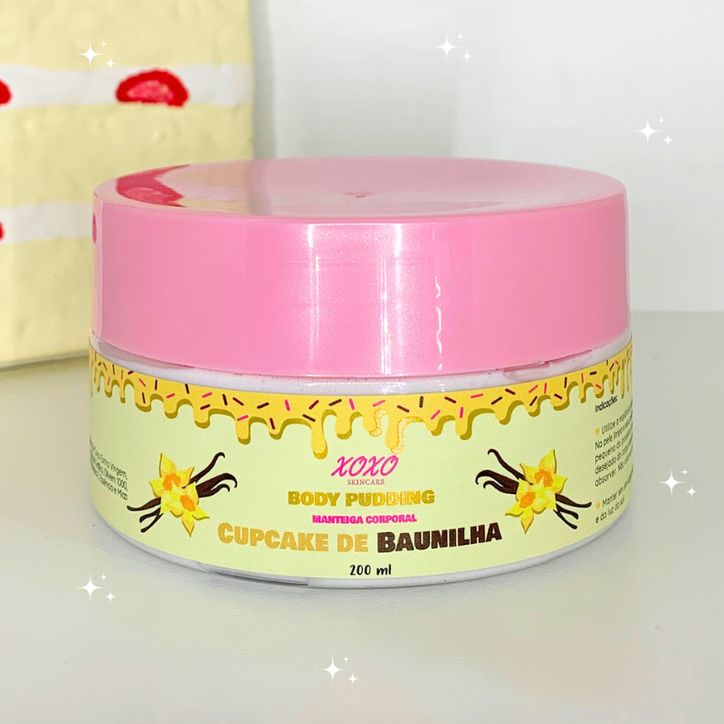 CUPCAKE DE BAUNILHA | Body Pudding (Manteiga Corporal)