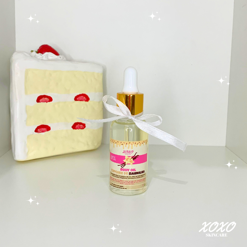 CUPCAKE DE BAUNILHA | Body Nectar (Óleo Corporal)