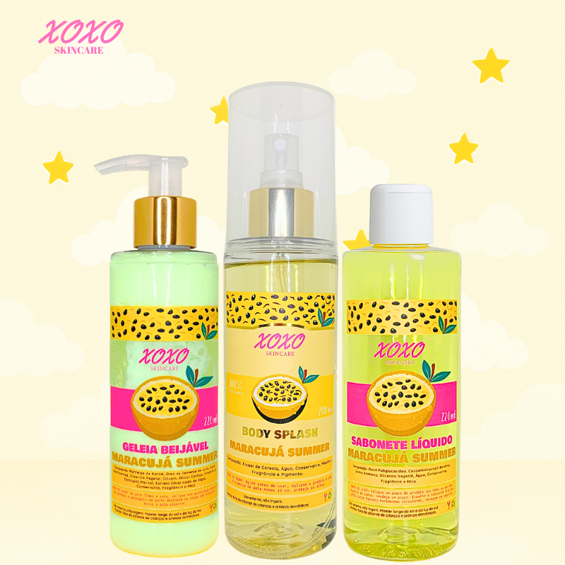 KIT TRIO GELEIA + SPLASH + SABONETE