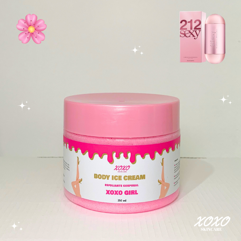 XOXO Girl | Body Ice Cream (Esfoliante Corporal de Açúcar)