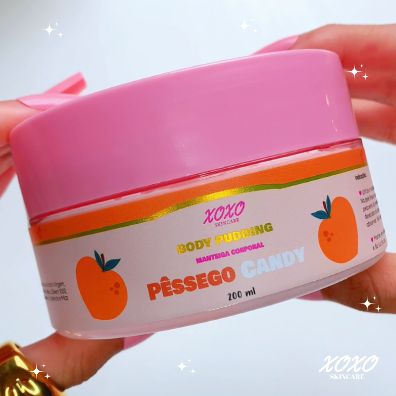 PÊSSEGO CANDY | Body Pudding (Manteiga Corporal)