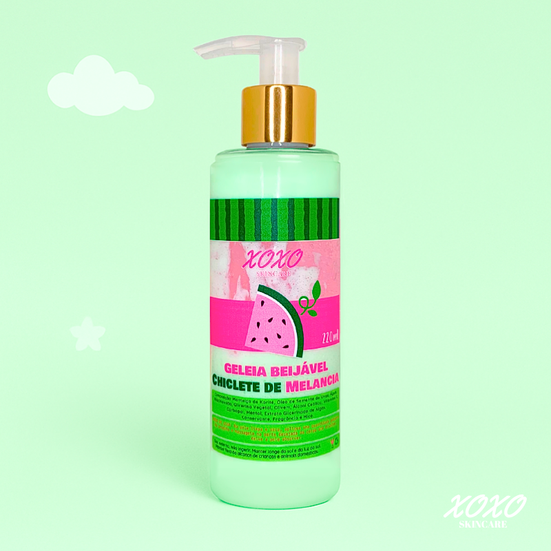 CHICLETE DE MELANCIA | Geléia Beijável (Gel Hidratante)